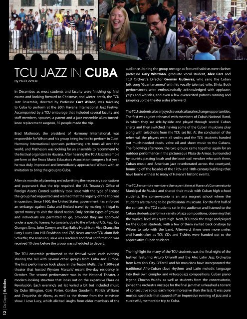 Download the 2011 Da Capo - TCU School of Music - Texas ...