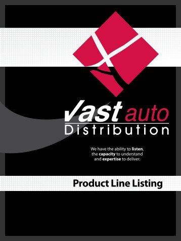 Product Line Listing - Vast-auto Distribution
