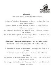 HÜWELHUÄF (Text und Musik: Siene-Puttkers ©2003) Midden in´n ...