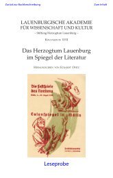 Das Herzogtum Lauenburg im Spiegel der Literatur - Dr. Dieter ...