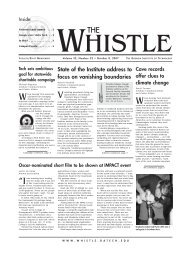 October 8, 2007 - The Whistle - Georgia Institute of Technology