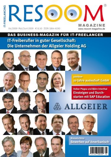 IT-Freiberufler in guter Gesellschaft - Resoom Magazine