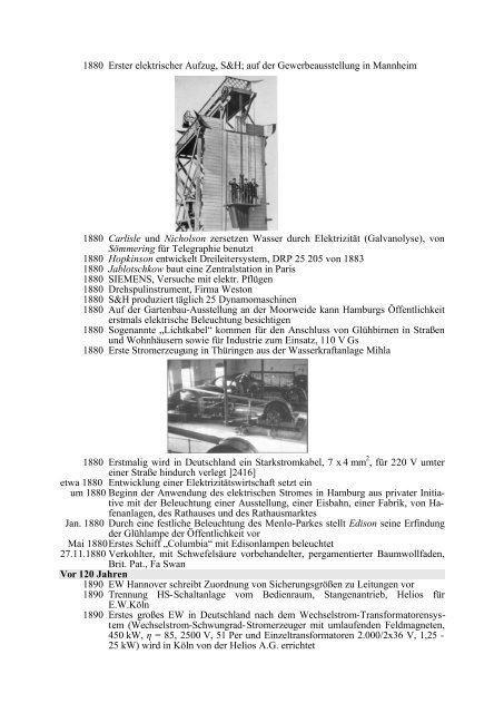 Geschichte der Elektroenergieversorgung - Walter Schossig