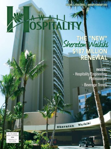 Sheraton Waikiki - Hawaii Hospitality magazine