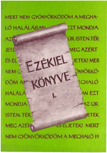 Vámos József: Ezékiel I. Budapest, 1989. - Magyarországi ...