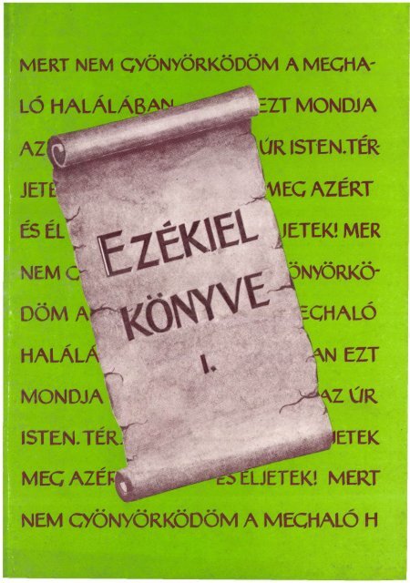 Vámos József: Ezékiel I. Budapest, 1989. - Magyarországi ...