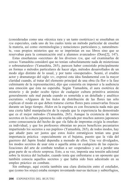 oponente, mientras otras escuelas se especializaban en técnicas de ...