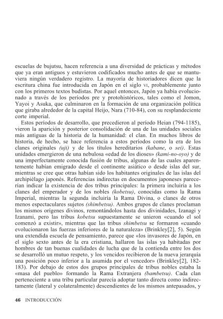 oponente, mientras otras escuelas se especializaban en técnicas de ...