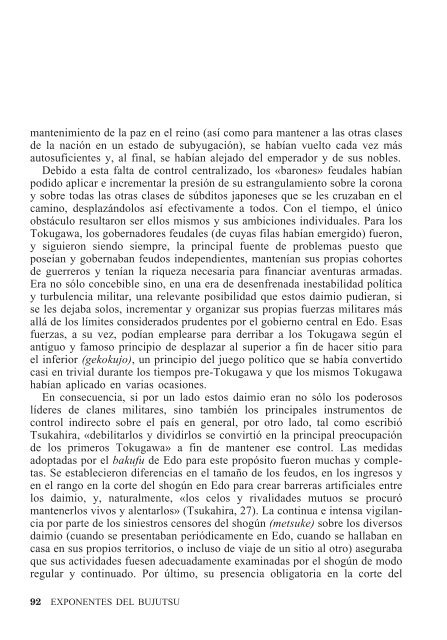 oponente, mientras otras escuelas se especializaban en técnicas de ...