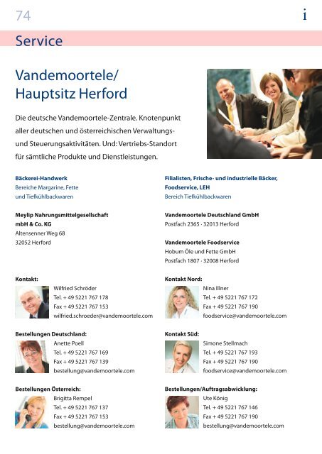 Sortiment 2012 - Vandemoortele