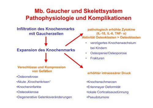 Knochen und Morbus Gaucher