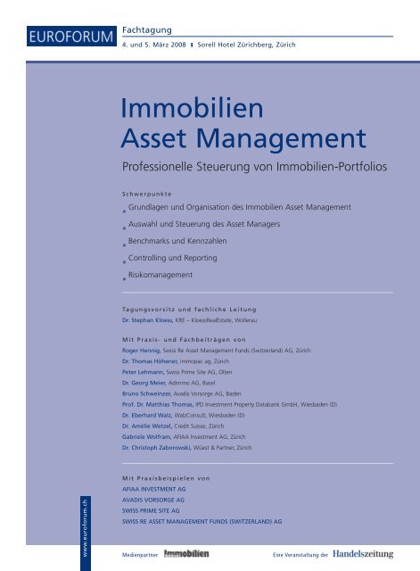 Immobilien Asset Management - Adimmo AG