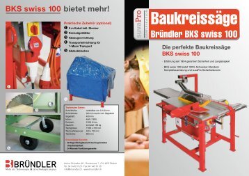 Bründler BKS swiss 100 - Arthur Bründler AG