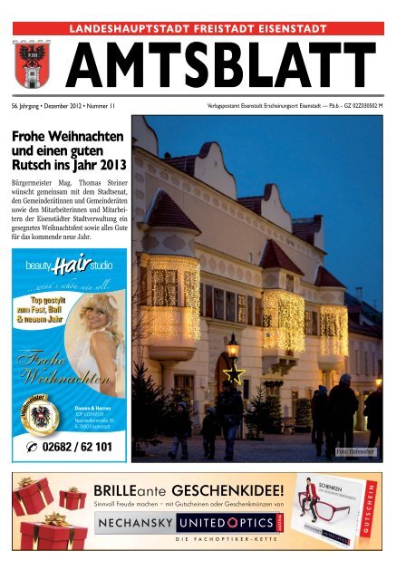 11. Ausgabe 18.12.12 - Eisenstadt