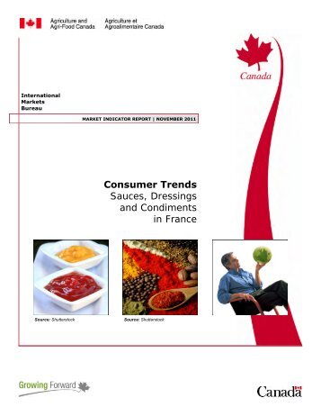 Consumer Trends Sauces, Dressings and Condiments in France