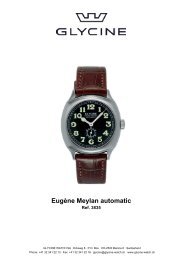 Eugène Meylan automatic - Glycine Watch SA