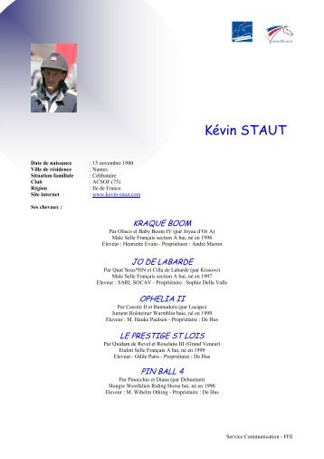 Kevin Staut - Generali Open de France - FFE