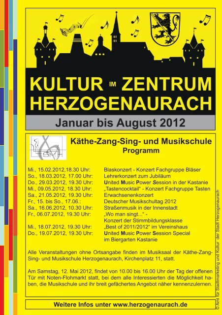 Januar bis August 2012 - Stadt Herzogenaurach