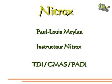 Paul-Louis Meylan Instructeur Nitrox TDI / CMAS / PADI - hdteam