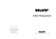 Ethik-Management - HiPP