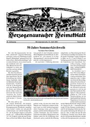 50 Jahre Sommerkirchweih - Stadt Herzogenaurach