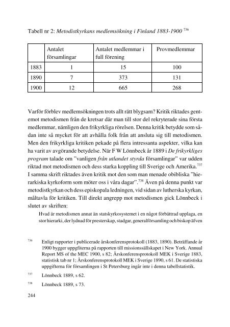 Rikssvenska metodistpredikanters betydelse för ... - Doria