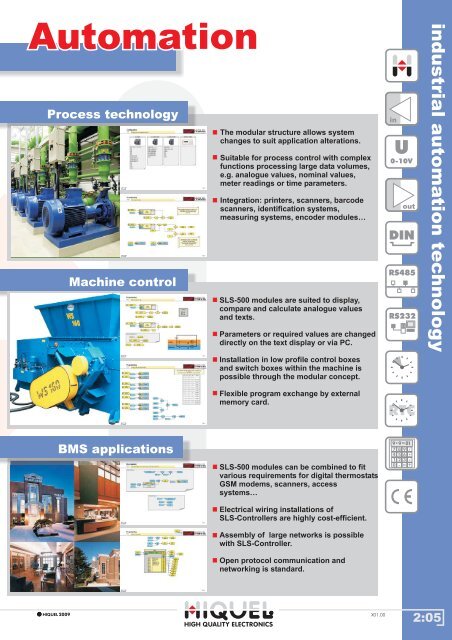 catalogue intelligent relays - Hiquel