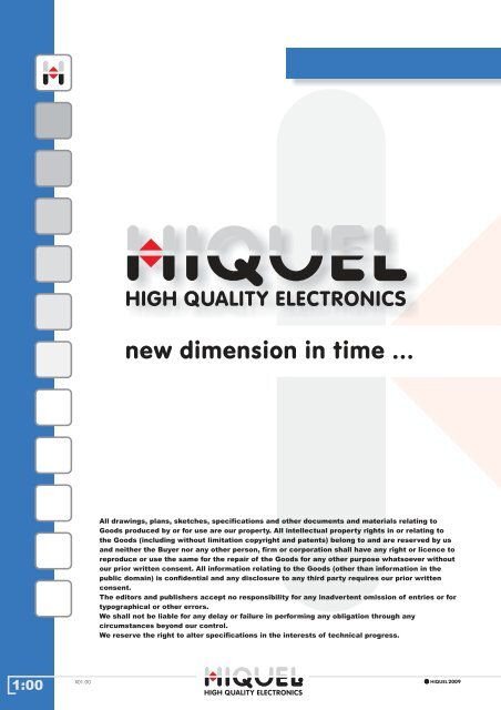 catalogue intelligent relays - Hiquel