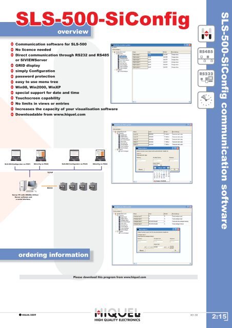 catalogue intelligent relays - Hiquel