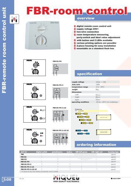 catalogue intelligent relays - Hiquel