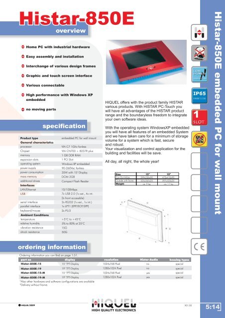 catalogue intelligent relays - Hiquel