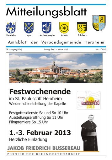 Ausgabe 04/2013 - Verbandsgemeinde Herxheim