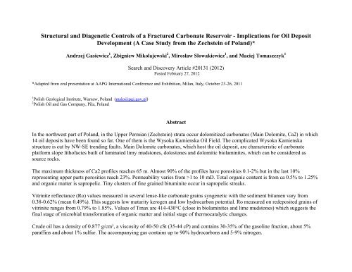 Structural and Diagenetic Controls of a Fractured Carbonate Reservoir