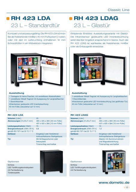 Dometic miniBars - SOGEL