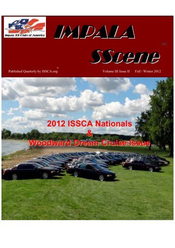 Editor's Note - Impala SS Clubs of America