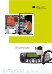 enhance your mtm700 mobile radio with a wide range of accessories