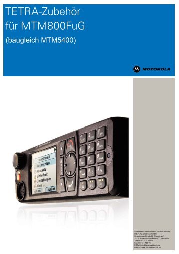 Zubehörübersicht MTM5000-Serie (deutsch) - HERTZ Elektronik ...