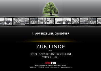 Event-Broschüre zum Download als PDF - Hotel zur Linde