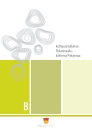 Kulttuurintutkimus Pirkanmaalla - kohteena ... - Pirkanmaan liitto