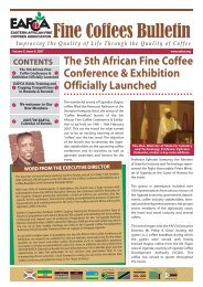 Fine Coffees Bulletin Vol 5, Issue 6 - EAFCA