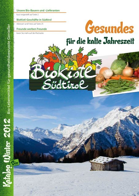 Gesundes - Biokistl Südtirol