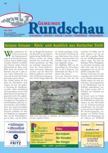 Gemeinderundschau Mai 2009 (1,38 MB)