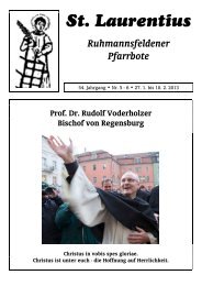 Der aktuelle Ruhmannsfeldener Pfarrbote (PDF) - Pfarrei ...