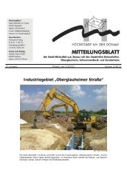 Ausgabe 12 vom 13.06.2012 - Verwaltungsgemeinschaft Höchstädt ...