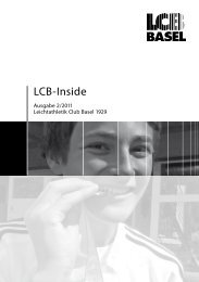 PDF - LCB-Inside, Ausgabe 2/2011 - LC Basel