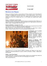 Montons vers Pâques