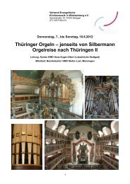 Thüringer Orgeln - Lukaskantorei Stuttgart