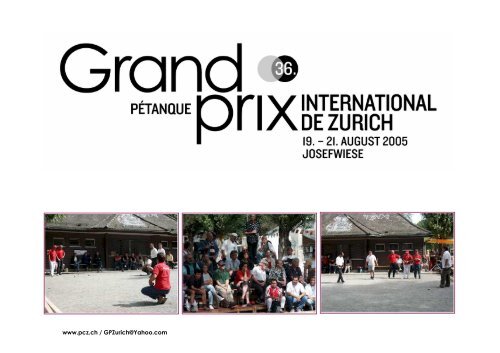 Pressedossier - GENEVE-PETANQUE.COM