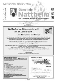 Gemeinde - Nattheim