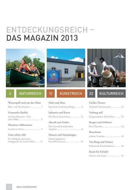 Magazin 2013 als PDF zum Herunterladen - Schweinfurt 360